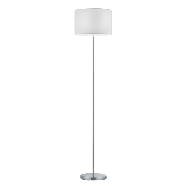 Lampa podłogowa srebrno-biała HOTEL 1xE27x60W wym:160x35x35cm Trio 891910