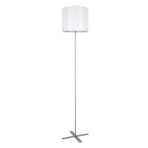 Lampa podłogowa srebrno-biała Izander 1xE27x40W wym:149x34x30cm Rabalux 954068 Lampa podłogowa srebrno-biała Izander 1xE27x40W wym:149x34x30cm Rabalux 954068