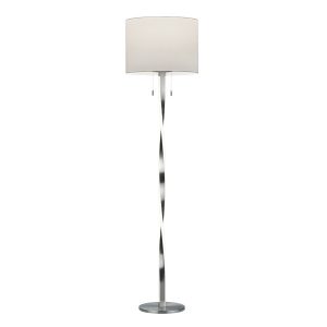 Lampa podłogowa srebrno-biała NANDOR 3xE27x74W wym:160,5x40x40cm Trio 891826 Lampa podłogowa srebrno-biała NANDOR 3xE27x74W wym:160,5x40x40cm Trio 891826