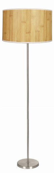 Lampa podłogowa srebrno-brązowa TIMBER 1xE27x60W wym:156x40x40cm Candellux 1050428