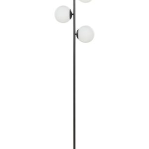 Lampa podłogowa stojąca 153 cm czarna 163422 Lampa podłogowa stojąca 153 cm czarna 163422