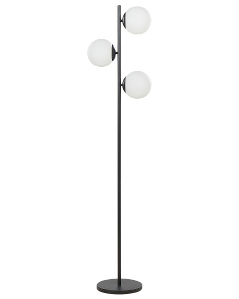 Lampa podłogowa stojąca 153 cm czarna 163422
