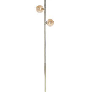 Lampa podłogowa stojąca 3 klosze złota 61151 Lampa podłogowa stojąca 3 klosze złota 61151
