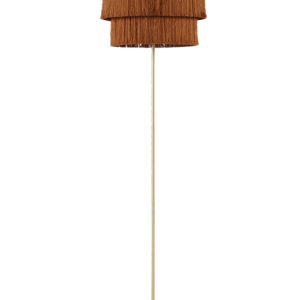 Lampa podłogowa stojąca metalowa brązowa 188155 Lampa podłogowa stojąca metalowa brązowa 188155