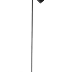 Lampa podłogowa stojąca metalowa czarna 61174 Lampa podłogowa stojąca metalowa czarna 61174
