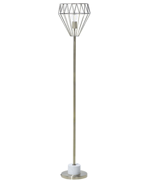 Lampa podłogowa stojąca metalowa mosiężna 61109