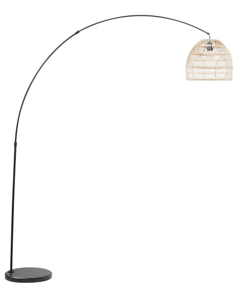 Lampa podłogowa stojąca rattanowa 195 cm 76048