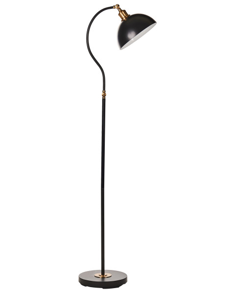 Lampa podłogowa stojąca regulowana czarna 430360