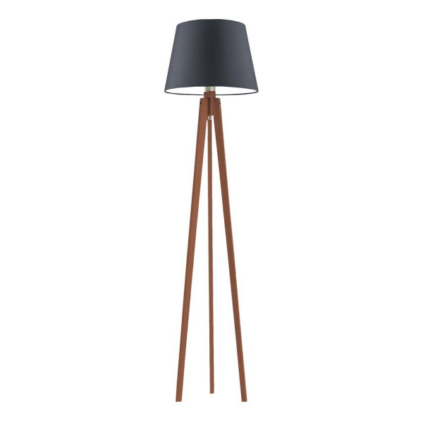 Lampa podłogowa styl scandi CURACAO Mahoń/ Grafitowy 922319