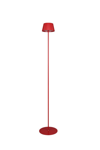 Lampa podłogowa SUAREZ czerwona LED 1x2W Ciepła biel 200lm RL 891812