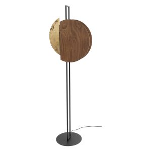 Lampa podłogowa Sunset 2-punktowa drewniana brązowa 44941 Lampa podłogowa Sunset 2-punktowa drewniana brązowa 44941