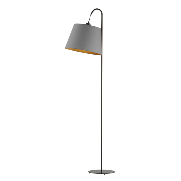 Lampa podłogowa TALLIN GOLD do czytania CZARNY 950376