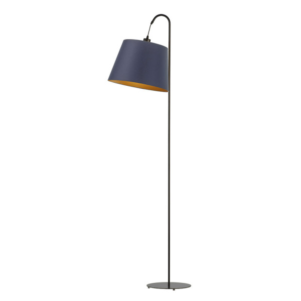 Lampa podłogowa TALLIN GOLD loft do salonu CZARNY 950382