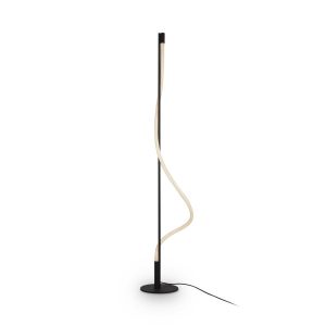Lampa podłogowa TAU czarno-biała LED 1x15W Ciepła biel 450lm Maytoni 883380 Lampa podłogowa TAU czarno-biała LED 1x15W Ciepła biel 450lm Maytoni 883380