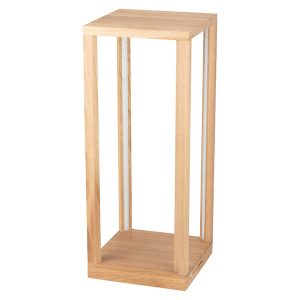 Lampa podłogowa Tavoli LED 4-punktowa drewniana brązowa 33996 Lampa podłogowa Tavoli LED 4-punktowa drewniana brązowa 33996