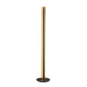 Lampa podłogowa TEXEL złoto-czarna LED 1x15W Ciepła biel 1450lm Trio 883412 Lampa podłogowa TEXEL złoto-czarna LED 1x15W Ciepła biel 1450lm Trio 883412