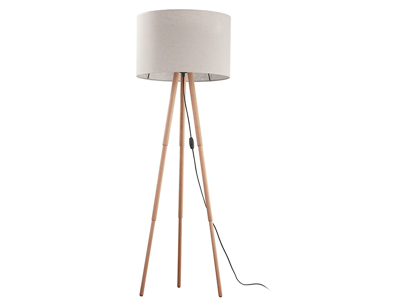 Lampa podłogowa Tokyo Nature drewniana beżowa 55835