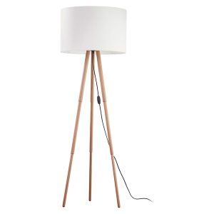 Lampa podłogowa Tokyo White tkaninowa biała 55833 Lampa podłogowa Tokyo White tkaninowa biała 55833
