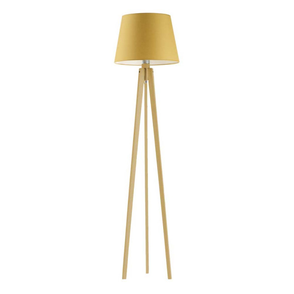 Lampa podłogowa trójnóg CURACAO Dąb/ Musztardowy 922356