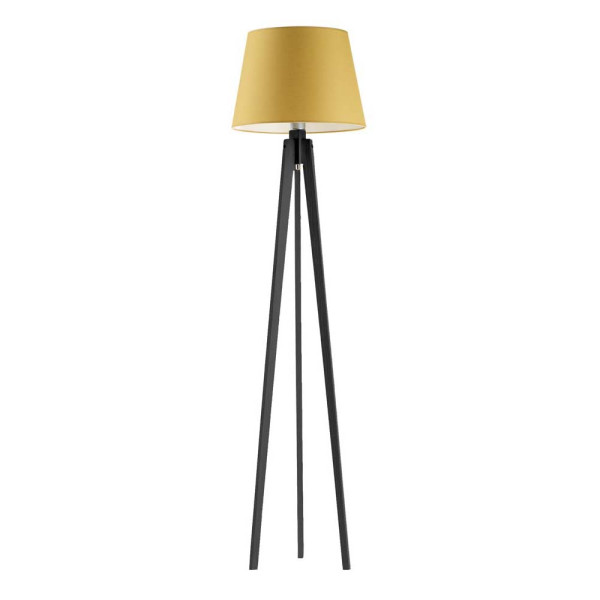 Lampa podłogowa trójnóg CURACAO Heban/ Musztardowy 922358