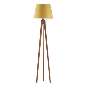 Lampa podłogowa trójnóg CURACAO Mahoń/ Musztardowy 922440 Lampa podłogowa trójnóg CURACAO Mahoń/ Musztardowy 922440