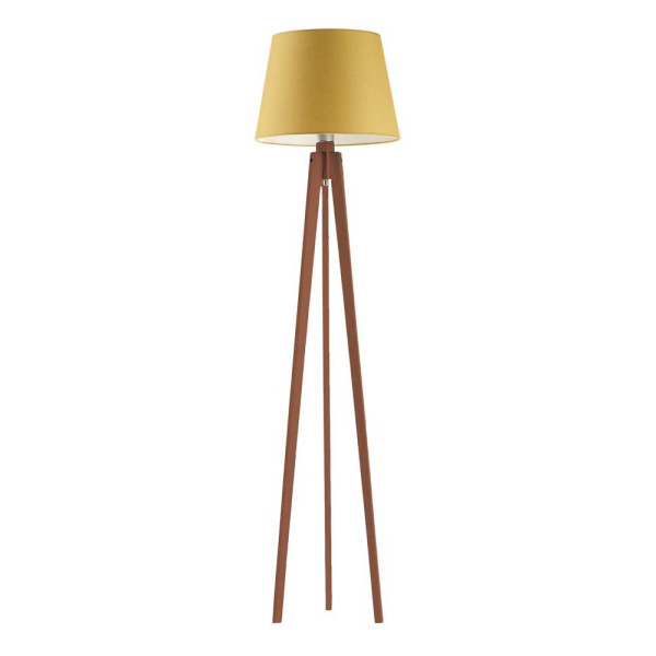 Lampa podłogowa trójnóg CURACAO Mahoń/ Musztardowy 922440