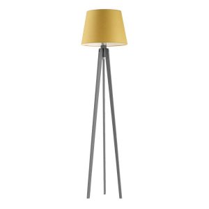 Lampa podłogowa trójnóg CURACAO Popielaty/ Musztardowy 922316 Lampa podłogowa trójnóg CURACAO Popielaty/ Musztardowy 922316