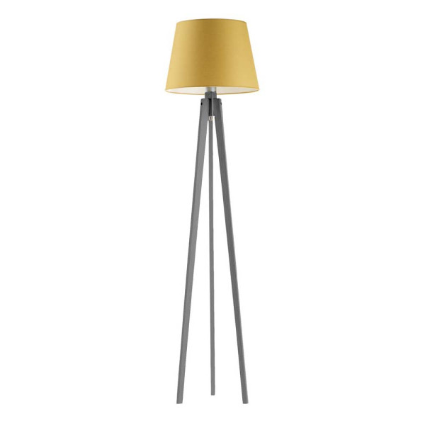 Lampa podłogowa trójnóg CURACAO Popielaty/ Musztardowy 922316