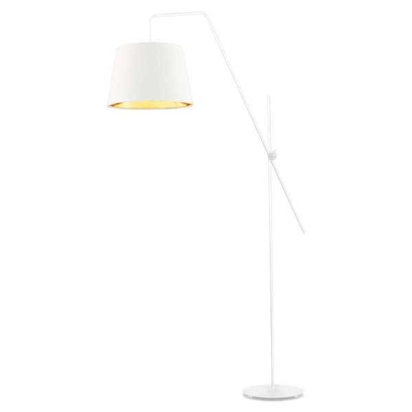 Lampa podłogowa VIGO GOLD regulowana na wysięgniku do czytania 964597