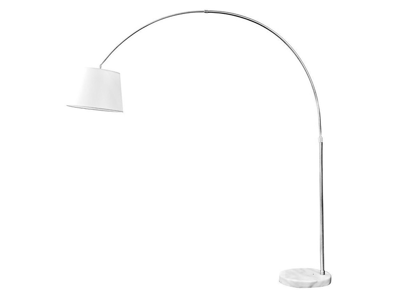 Lampa podłogowa VT-7451metalowa srebrno-biała 174561