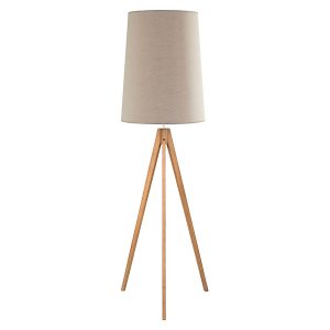 Lampa podłogowa Walz tkaninowa beżowa 56822 Lampa podłogowa Walz tkaninowa beżowa 56822