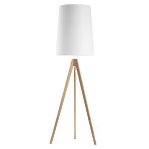 Lampa podłogowa Walz White tkaninowa biała 32218 Lampa podłogowa Walz White tkaninowa biała 32218