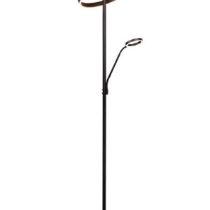 Lampa podłogowa WILLIS czarna LED 1x39W Odcienie bieli 4600+550lm Trio 883424 Lampa podłogowa WILLIS czarna LED 1x39W Odcienie bieli 4600+550lm Trio 883424