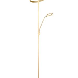 Lampa podłogowa WILLIS złota LED 1x39W Odcienie bieli 4600+550lm Trio 883427 Lampa podłogowa WILLIS złota LED 1x39W Odcienie bieli 4600+550lm Trio 883427