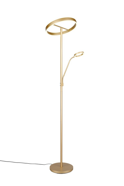 Lampa podłogowa WILLIS złota LED 1x39W Odcienie bieli 4600+550lm Trio 883427
