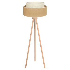 Lampa podłogowa Yute Boho tkaninowa beżowa 333488 Lampa podłogowa Yute Boho tkaninowa beżowa 333488