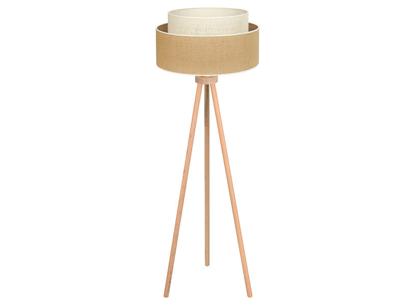 Lampa podłogowa Yute Boho tkaninowa beżowa 333488