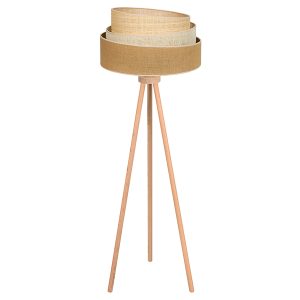 Lampa podłogowa Yute Trio tkaninowa beżowa 333490 Lampa podłogowa Yute Trio tkaninowa beżowa 333490