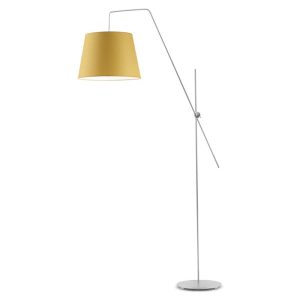 Lampa podłogowa z regulacją VIGO Srebrny – Musztardowy 874281 Lampa podłogowa z regulacją VIGO Srebrny – Musztardowy 874281