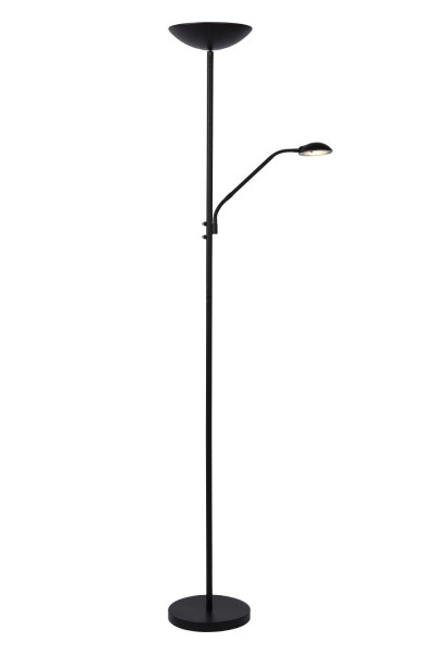 Lampa podłogowa ZENITH czarna LED 2x20W Ciepła biel 1600lm Lucide 891667