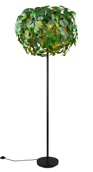Lampa podłogowa zielono-czarna LEAVY 3xE14x28W wym:180x70x70cm RL 1050107
