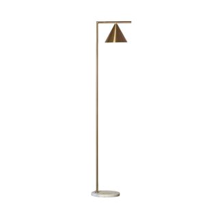Lampa podłogowa złota Valentino 1xE27x40W wym:150x25x34cm Abruzzo 891660 Lampa podłogowa złota Valentino 1xE27x40W wym:150x25x34cm Abruzzo 891660