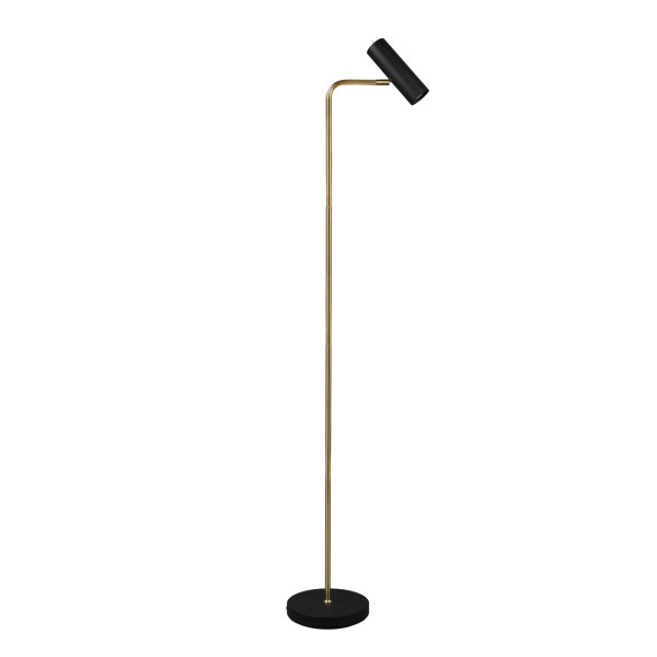 Lampa podłogowa złoto-czarna MARLEY 1xGU10x5W wym:151x23x23cm Trio 891862