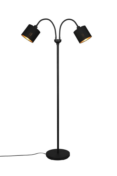 Lampa podłogowa złoto-czarna TOMMY 2xE14x40W wym:130x60x25cm RL 891762