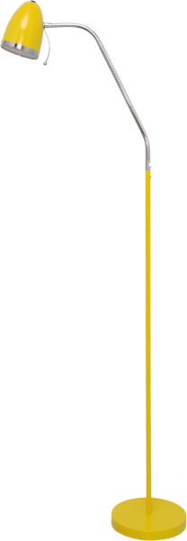 Lampa podłogowa żółto-srebrna KAJTEK 1xE27x40W wym:135x45x20cm Kaja 1050082