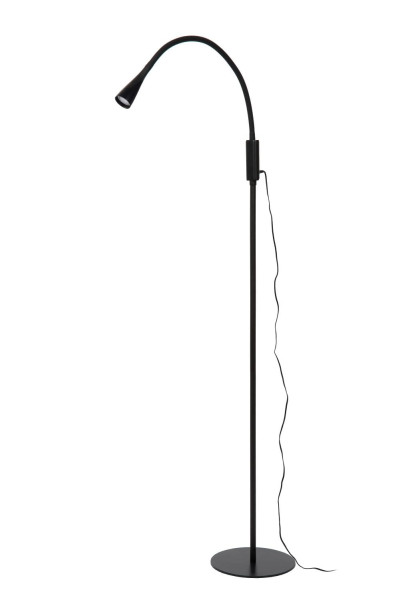 Lampa podłogowa ZOZY czarna LED 1x3W Ciepła biel 250lm Lucide 1050438