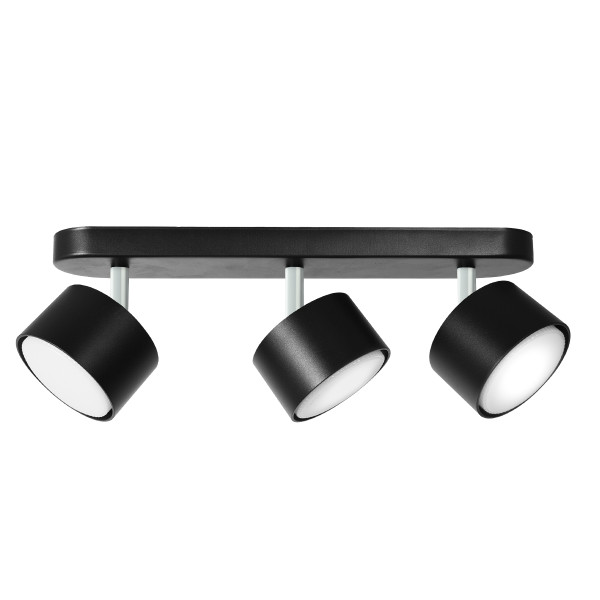 Lampa punktowa LED Heckermann 8795316A Czarna 3x głowica 942555