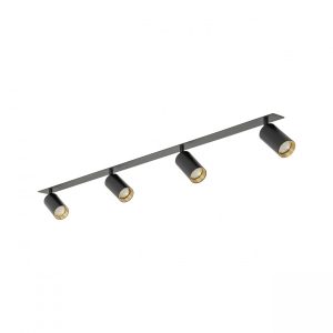 Lampa reflektor spot poczwórny podtynkowy AMIS BLACK 10809 TK Lighting 815660 Lampa reflektor spot poczwórny podtynkowy AMIS BLACK 10809 TK Lighting 815660