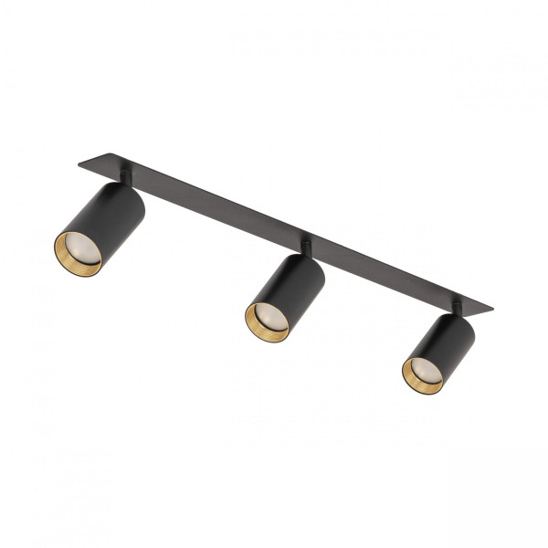 Lampa reflektor spot potrójny podtynkowy AMIS BLACK 10808 TK Lighting 815656
