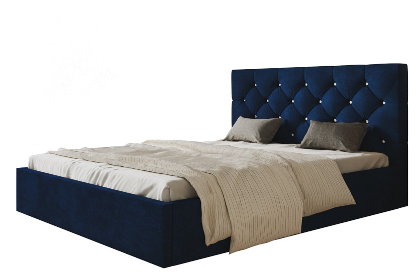 Łóżko tapicerowane Boston Slim 200x200 ze stelażem metalowym 1026759